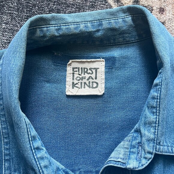 Furst of a Kind Denim Studded Shirt - Picture 4 of 7